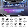 CAR REAR VIEW MIRROR DASH CAMERA TOUCH SCREEN 1080P. 