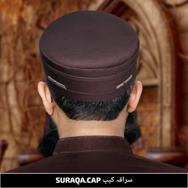 Premium Quality Suiting Fabric Cap- Islamic Cap Prayer Cap- Muslim Cap for Mens and Boys- Namaz Topi- Headwear For Muslim Cap-New Arrival Stylish Design Cap