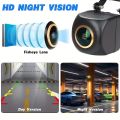1080P AHD Fisheye Car Camera, Universal Reverse Cam Kit, Wide Angle Rearview, with Parking Guide Lines, for SUV, RV, Pickup. 