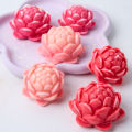 DIY Lotus Shape Candle Silicone Mold Handmade Scented Candles Craft Molds Flower Shape Plaster Resin Casting Mould Home Decor. 
