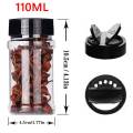 4/10/15/20pcs Spice Jars with Labels Plastic Transparent Spice Bottle Containers for Spice Pepper Salt Cocina Kitchen Spice Jar. 