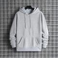 Autumn Winter Solid Color Hoodie and Sweatpants Men's Tracksuit Urban Casual Fashion Sportswear Male Daily Training Jogging Suit.