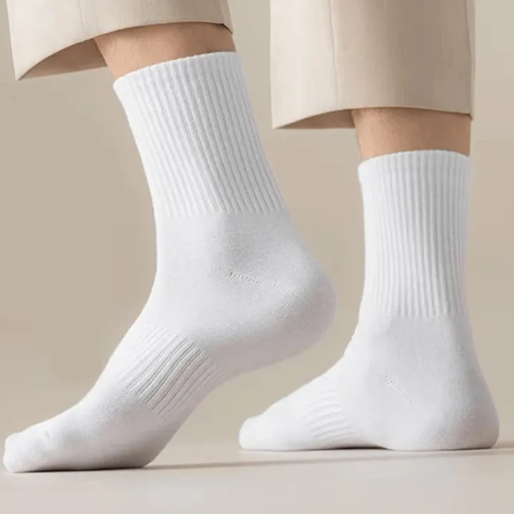 5Pairs%20Brand%20Men%20Cotton%20New%20Style%20White%20Socks%20Men%20Soft%20Breathable%20Sports%20Long%20Socks%20Summer%20Winter%20for%20Male%20Socks%20Plus%20Size%20-%20Image%205