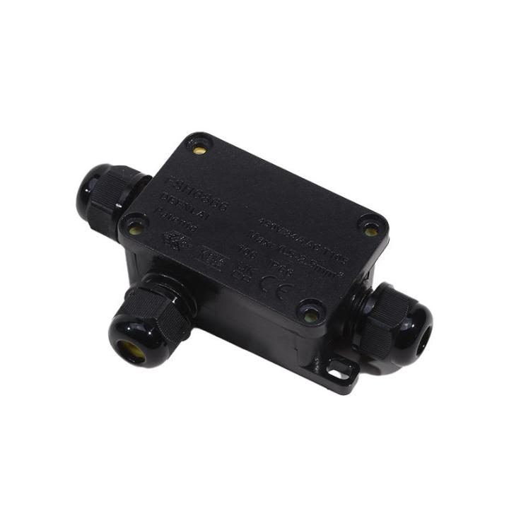 Junction%20Box%20Mini%20Outdoor%20Waterproof%20Ip66%20Terminals%20One%20In%20Two%20Out%20Waterproof%20Box%20Plastic%20Corrosion%20Resistant%20Black%20Junction%20-%20Image%205
