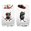Tung Tung Sahur Italian Brainrot AI Abstrac Sealing Sticker DIY PVC Laptop Decals Decoration Stiker Reward Gift Toys Sticker. 