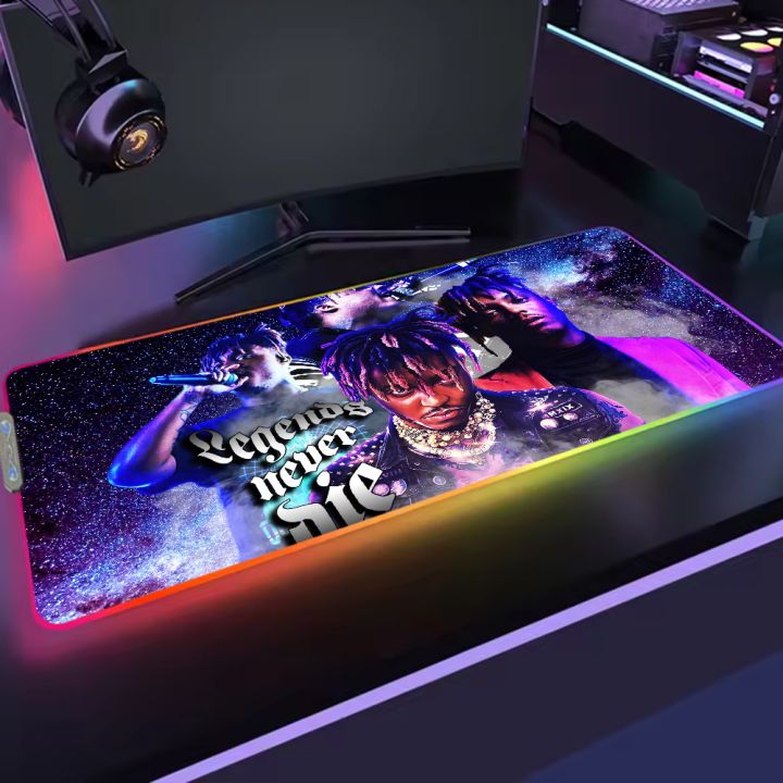 Rapper%20Juice%20WRLD%20Legends%20Never%20Die%20For%20Rgb%20Mouse%20Pad%20Xxl%20Steelserie%20Laptop%20Mat%20Gaming%20Mousepad%20Backlit%20Keyboard%20Girl%20Table%20Pads%20-%20Image%205