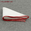 New Hanky Men's White Pocket Square Cotton Solid Color Handkerchief Chest Towel Prom Holiday Party Suit Hankies For Mens.