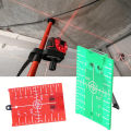 Laser Target Magnetic Floor Target Plate with Bracket, Standard Accessory suitable for Beam Laser Level, Enhanced Laser Line. 