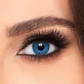 Brilliant blue freshlook contact lens full set. 