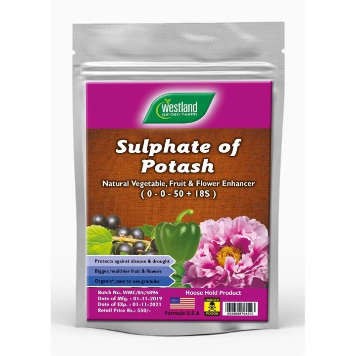 SOP SULPHATE OF POTASH 0-0-50 (USA IMPORTED) 400 grams