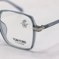 Tom Ford frame prescription glasses white colour unique shape. 