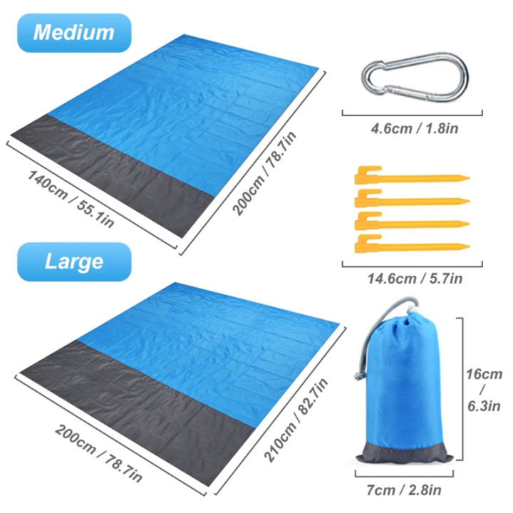Waterproof%20Beach%20Mat%20Extra%20Large%20Outdoor%20Camping%20Mat%20Blanket%20Folding%20Sand%20Free%20Pocket%20Mattress%20Portable%20Lightweight%20Picnic%20Mats%20-%20Image%205