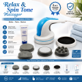 5-in-1 Electric Body Massager Machine, Spin Tone Massage Device for Full Body Relaxation, Body Care & Cellulite Massage. 