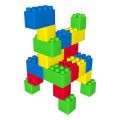 Building Blocks 54 - 95 Pieces large Big jumbo Mega Bricks construction educational Multi color block brick Assemble BPA Free toy set bag safe for kids . 