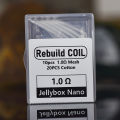 1Set Jellybox Nano Rebuild Kit 0.6ohm/1.0ohm A1 Mesh Coil Resistance Heat Wire DIY Tool Accessories by Rebuild Master. 