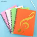 ★★★A4 Music Book Clip Piano Music Score Folder Spiral-Bound File Document Folder 40 Pages For Student. 