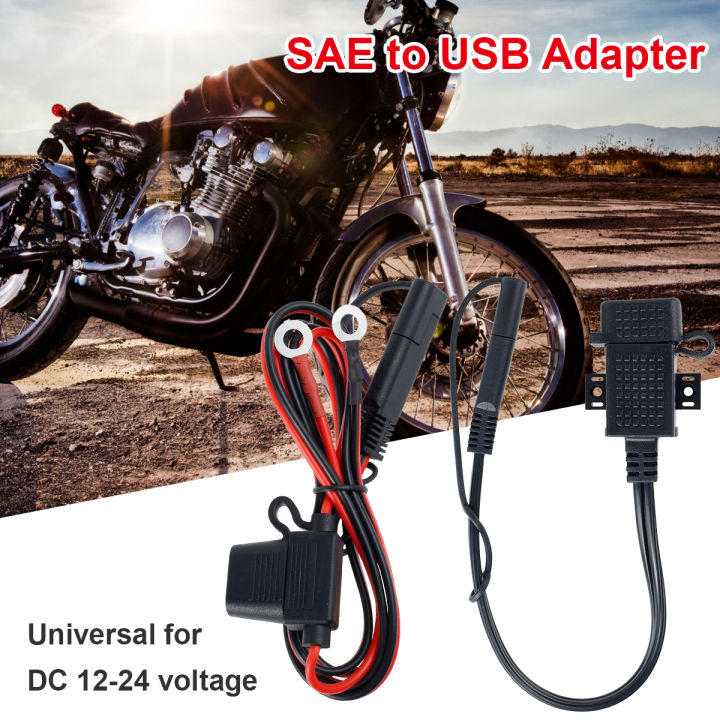 SAE%20to%20USB%20Adapter%205V/2.1A%20Professional%20Motorcycle%20USB%20Charger%20with%20Waterproof%20Cover%20SAE%20Quick%20Extension%20Cord%20Cable%20Connector%20-%20Image%203