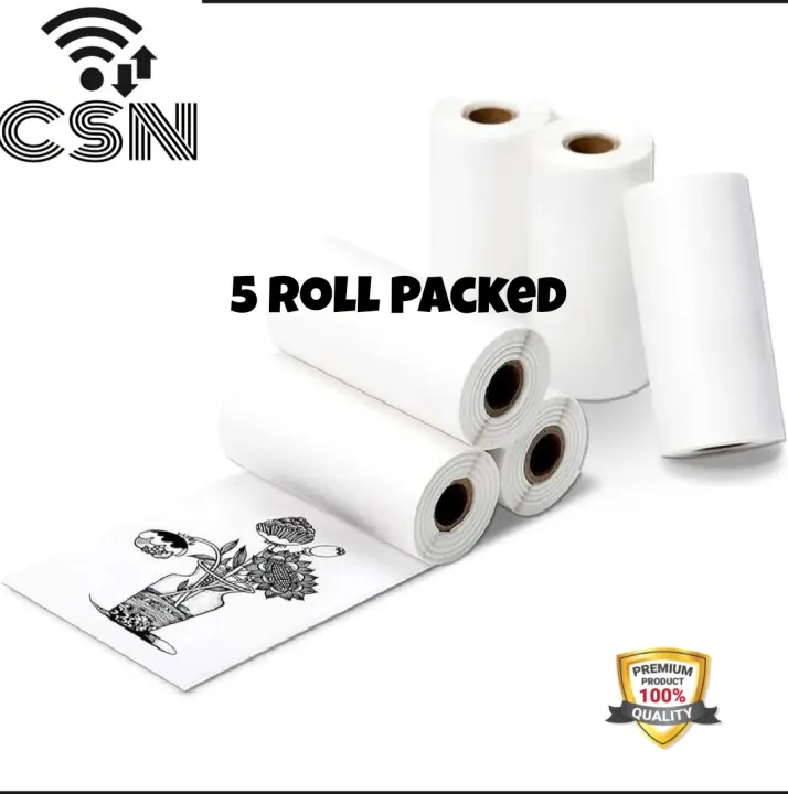 Csn%20Mini%20Printer%20Paper%20Thermal%205%20Roll%20packed%20For%20Mini%20Printer%20POS,%20,Receipt,%20Original%20-%20Image%202