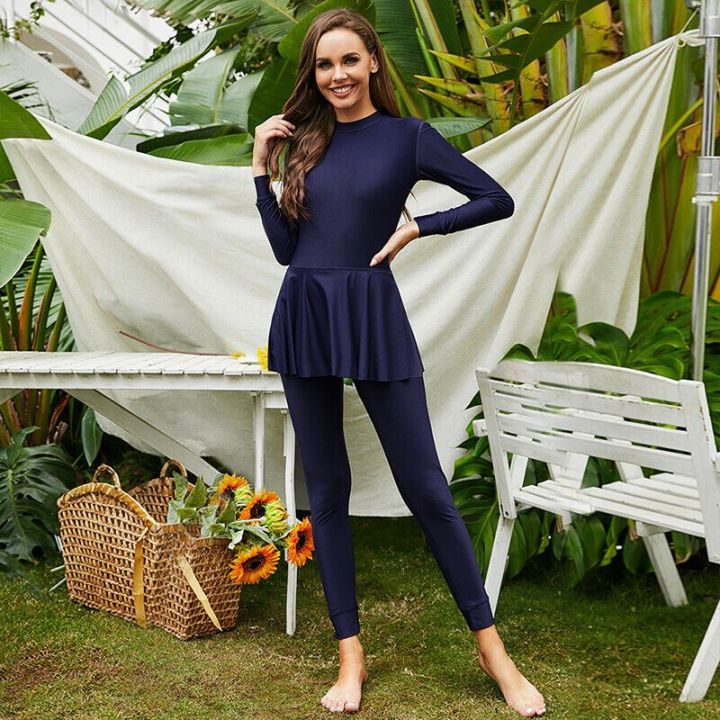 Sonecs%202pc%20swimming%20costume%20frill%20uper%20plain%20-%20Image%205