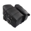 1 Pair Universal Motorcycle PU Leather Saddlebags Side Tool Pouch Bag Luggage Saddle Bag For Harley Sportster XL 883 1200 48 72. 