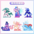 My Little Pony Blind Box Magic Doll Cartoon Creative Eraser Sparkling Space Princess Doll Girl Play House Toy .
