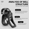 WEST BIKING Mountain Bike Bell Safety Warning Signal Loud Retro Bicycle Bell Road Handlebar Bike Accessories Riding Equipment.
