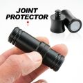 1Set Special Billiard Cue Joint Protector Set Plastic Black Middle Wheel Protection Cover Joint Caps for Uni Loc Wavy.