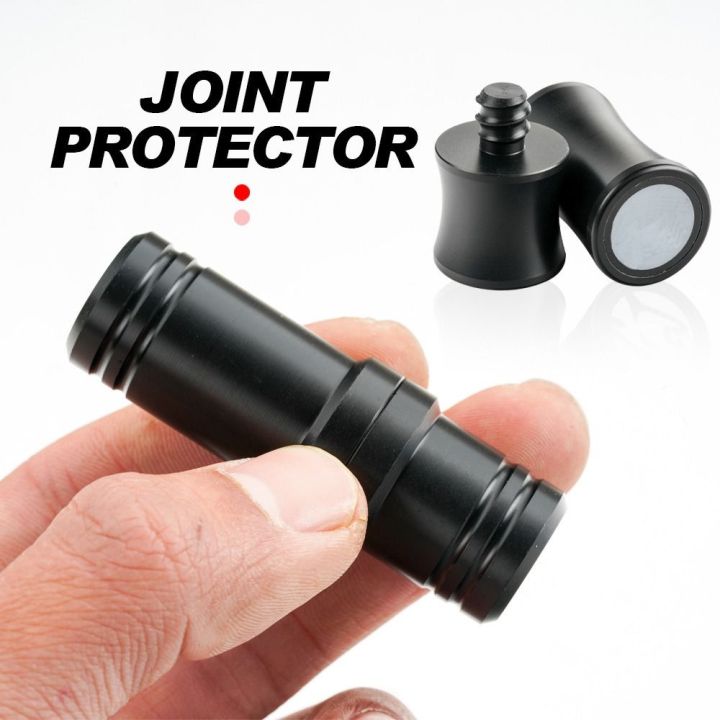 1Set Special Billiard Cue Joint Protector Set Plastic Black Middle Wheel Protection Cover Joint Caps for Uni Loc Wavy