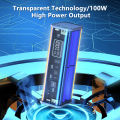 Professional 22.5W DIY Battery Charger Case PD Fast Charging Case for 8PCS 18650 Polymer 20000mA Battery Charging Power Bank Box. 
