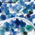 Natural Crystal Blue Fluorite Rough Stone Octahedral Raw Crystals Ore Mineral Collection Healing Gemstone Specimen. 
