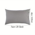 1pc 100% Cotton brushed Color block Pillowcases , Super Soft and Cozy, Wrinkle, Fade, Resistant with Envelope Closure. 