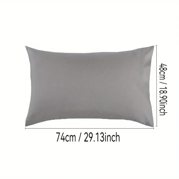 1pc%20100%25%20Cotton%20brushed%20Color%20block%20Pillowcases%20,%20Super%20Soft%20and%20Cozy,%20Wrinkle,%20Fade,%20Resistant%20with%20Envelope%20Closure%20-%20Image%203