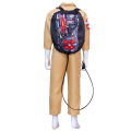 Kids Ghostbusters Movie Cosplay Costumes with Backpack Christmas Carnival Theme Party Clothes Fans Collection.