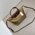 Auth LongChampˉ Paris Le Pliage Top Handle Bag/Crossbody Bag 7 Colors Small Version 28/20x22cm. 