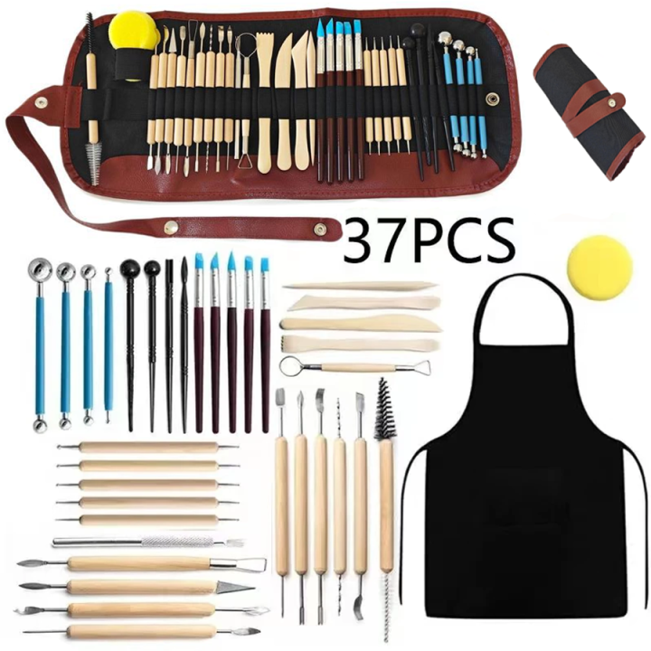 5-61Pcs%20Pottery%20Clay%20Sculpting%20Tools%20Pottery%20Carving%20Tool%20Kit%20With%20Carrying%20Case%20Bag%20For%20ceramics%20Supplies%20Polymer%20Sculpture%20Set%20-%20Image%203
