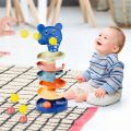 Montessori Baby Toy Rolling Ball Tower Montessori Educational Games For Babies Stacking Track Baby Development Toys 1 2 3 Years. 