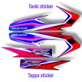 Bike Tanki tapa stickers for 125 cc Honda Motorcycle/Bike Tanki & tapay Stickers 125cc (Model 2017). 