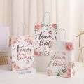 5Pcs Bride Tribe Team Bride Paper Gift Bag Bride To Be Wedding Party Bride Shower Hen Party Decoration Supplies. 