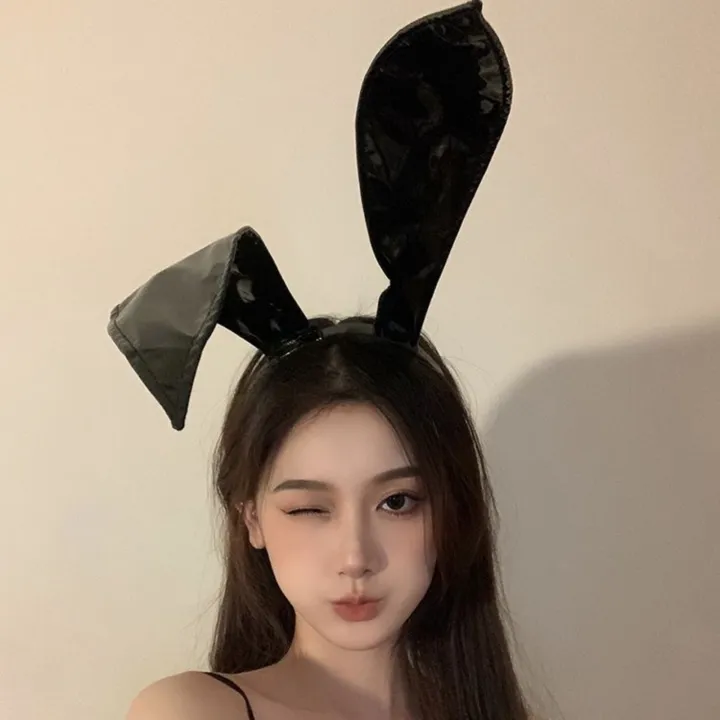 1PC%20%20Halloween%20Bunny%20Girl%20Patent%20Leather%20Rabbit%20Ears%20Headband,%20Black%20Bunny%20Ear%20Hair%20Hoop%20For%20Cosplay%20-%20Image%202
