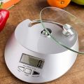 KE-4 Electronic Digital LCD Kitchen Scales Multifunction Food Scale with Tare Function, 11 lb 5 kg, Silver. 