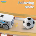 Magic RC Mini Bus Intelligent Remote Control Gesture Sensing Induction Follow Cartoon Car Smart Animation Vehicle Toys.