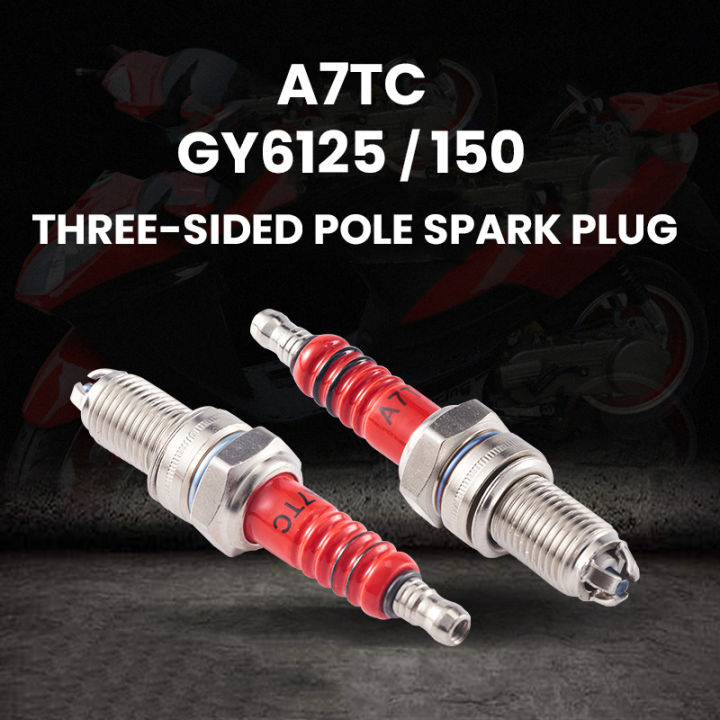 Wai Danie 2 X A7TC C7HSA Spark Plug Compatible With GY6 50cc 70cc - Foto 11