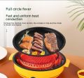Portable 22cm Non Stick Multifunction Electric Frying Pan Skillet Oven Non-Sticky Grill Fry Baking Roast Pot Cooker Steak Barbecue Kitchen Tool For Gift Items. 