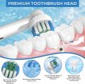 Compatible with Oral B Electric Toothbrush Replacement Brush Heads, Precision Clean Toothbrush Head Refills Fit for Oral B Pro. 