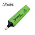 Sharpie highlighter clear view smear guard-Green. 