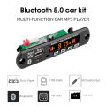 2*25W Stereo 12V 50W Amplifier Car FM Radio Module Stereo Bluetooth 5.0 MP3 Player Decoder Board Support TF USB AUX Recorders.
