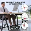 Portability Foot Rest Rocking Foot Rest for Under Desk At Work with Foot Massage Feet Under Desk Footrest for Pressure Relief. 