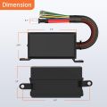 DaierTek 12V Relay Box 6 Way Relay Fuse Box 12 AWG Pre-wired Waterproof Relay Box 6 Slot ATC/ATO Fuse Relay Block for Car Marine. 