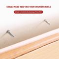 Double Head Nails Seamless Nails Skirting Thread Seamless Nail Without Marks Metal Rust-Proof Nails Wood No Trace Fixator.
