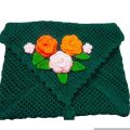 Crochet Floral Quran Pak Cover. 